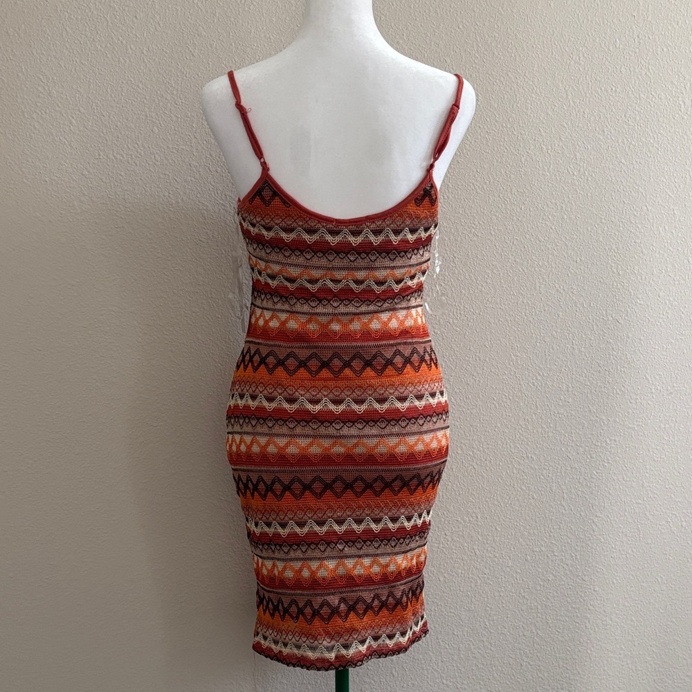 Multicolor Patterned Dress - Picture 2 of 5